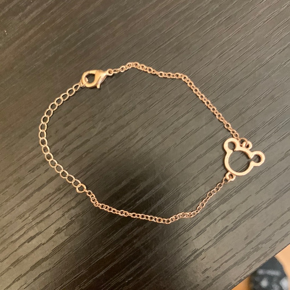 Disney Inspired Rose Gold Bracelet